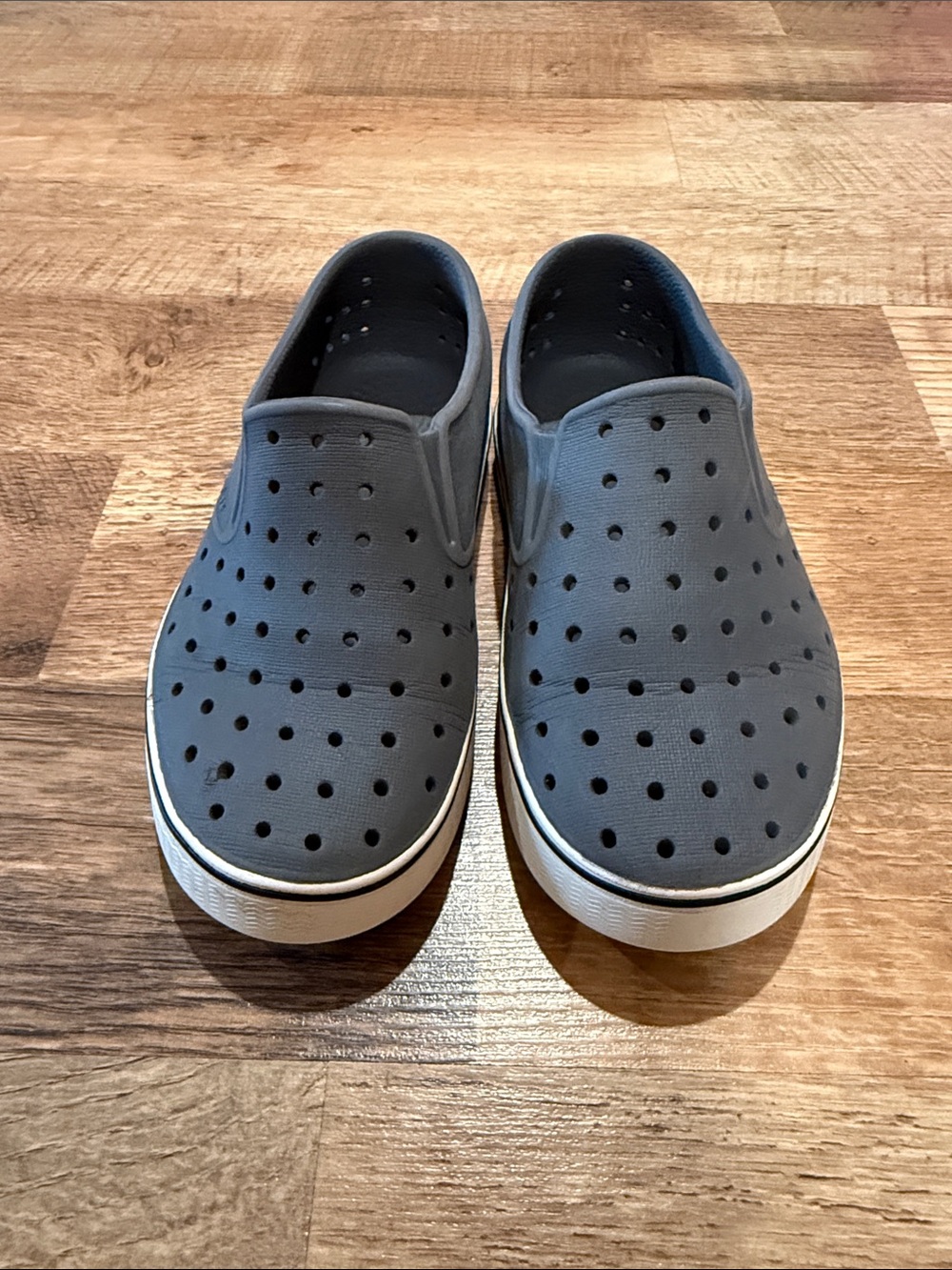 Kid’s Slip-On Native Brand Shoes - Gray